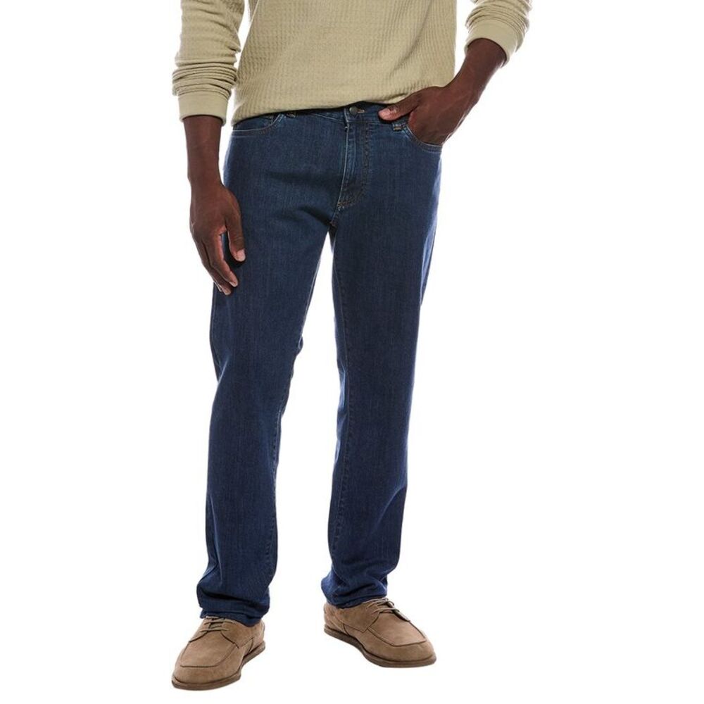 Canali Mens  Straight Leg Jean